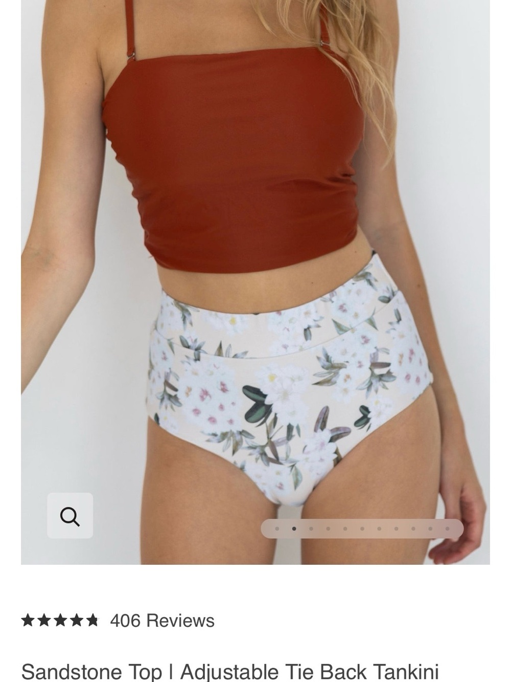 Geode sandstone top with adjustable tie back- rust